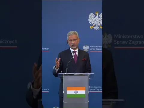 Jaishankar Replies Media Question on Indian Workers in Poland