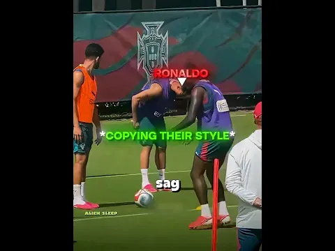 Ronaldo Tried Sagging His Shorts and His Teammates Lost It! 😱