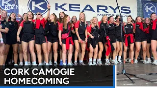 Newly-crowned All-Ireland Senior Camogie Champions welcomed home to Cork RTE News