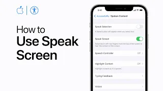 How To Use Speak Screen On IPhone IPad And IPod Touch Apple Support 