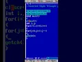 Inverted Right Triangle pattern in Turbo C Programming Language Kanhaiya Kumar