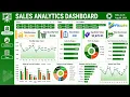 Advanced Sales Analytics Dashboard in Excel Step-by-Step Tutorial Interactive Sales Dashboard