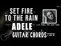Set Fire To The Rain - Adele Guitar Chords