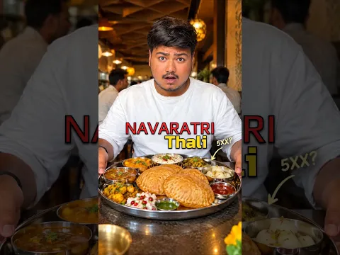 Special Navaratri thali !😩