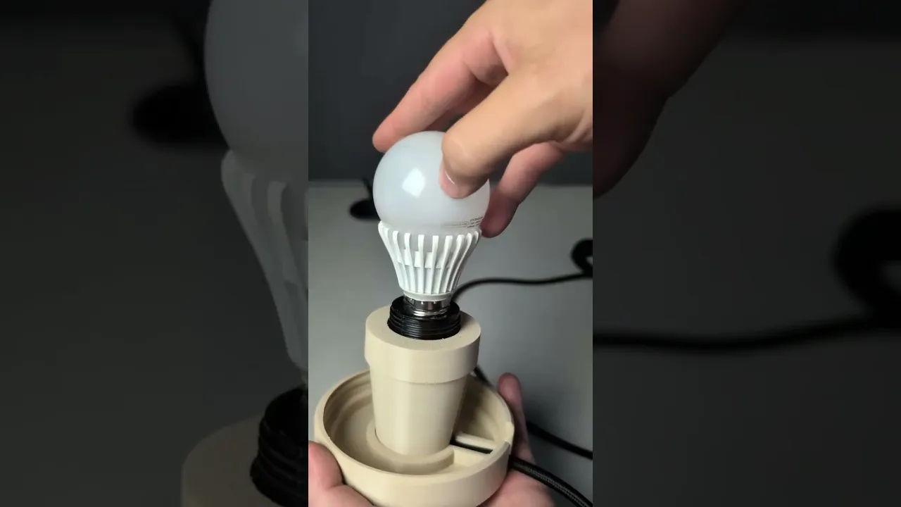 Lamp 003 Base.stl video thumbnail