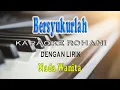 Download Lagu BERSYUKURLAH ll KARAOKE ROHANI ll JPCC WORSHIP ll NADA WANITA F=DO