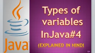 Variables in Java Types of Variables Explain in Hindi