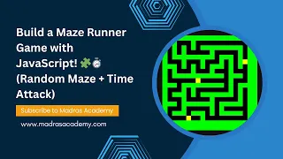 Build a Maze Runner Game in JavaScript Random Mazes Time Attack Mode Tutorial