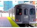 Footage of the Miami Metrorail System