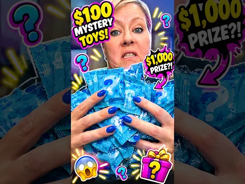 She Spent $100 on Mystery Toys… Hoping to Win $1,000! 😱💸