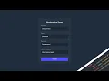 Registration Form Page HTML CSS No JAVASCRIPT Web Design Speed Code