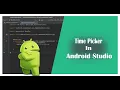 How to Implement Time Picker Dialog in Android Studio