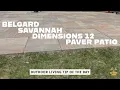 Belgard Savannah Dimensions 12 Paver Patio - Outdoor Living Tip of the Day