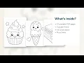 Sweet Treat Friends Coloring Pages Cute Food Coloring Pages Printable PDF Etsy 10