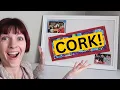 Framed white cork board - practical PRETTY