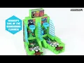 Minecraft Arcade Basketball Game With Electronic Scoreboard