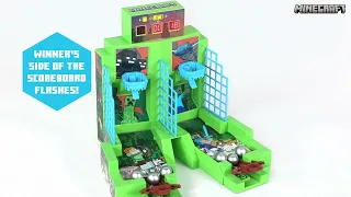 Minecraft Arcade Basketball Game With Electronic Scoreboard
