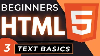 HTML Tag Text Basics HTML5 Element Text Tutorial
