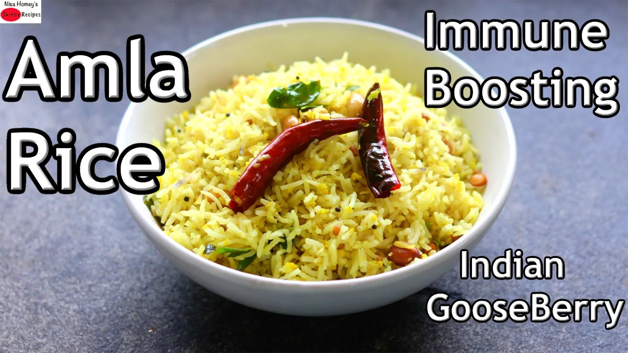 Amla Rice Recipe -   - Rice Recipes For Thyroid / PCOS Diet - Indian Gooseberry Rice