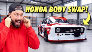 We built the WORLD S FIRST Ford Escort KAIDO RACER