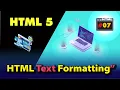HTML Text Formatting Tags Details in Bangla Html Tutorial For Beginner