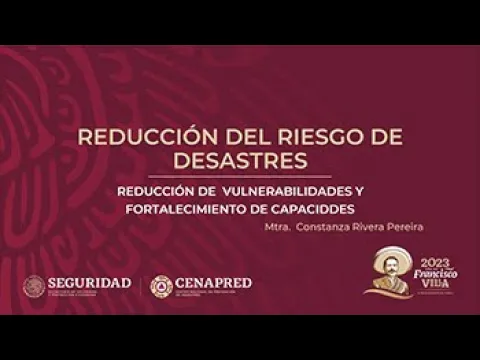 Curso: Reducción del riesgo de desastres, Tema 4