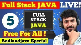 JAVA FULL STACK FREE For ALL Variables and Datatypes in JAVA aadiandjava