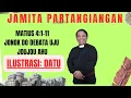 Lagu JAMITA PARTANGIANGAN. MATIUS 4:1-11 JONOK DO DEBATA UJU JOUJOU AHU. MATEUS 4:1-11.MINGGU 22 FEB 2026