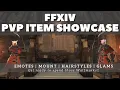 FFXIV - PVP Item Showcase Mount Glamour Minions and Emotes