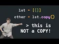 Python List Slicing Can Get Weird - Python Nested-List Copying Tutorial