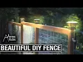 Easy Beautiful DIY Fence