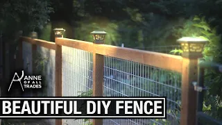 Easy Beautiful DIY Fence