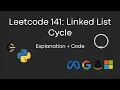 LeetCode 141 Linked List Cycle Explained Fastest O n Solution