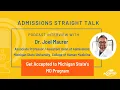 Get Accepted to Michigan State s MD Program