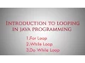 Introduction to Loops in Java Programming - For Beginners