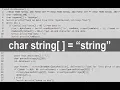 Text String Tutorial in C Code Tutorial using Arduino