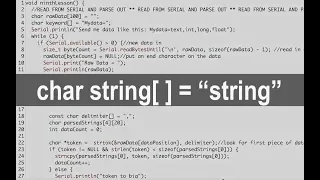 Text String Tutorial in C Code Tutorial using Arduino