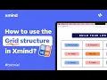 How to Use the Xmind Grid Structure Feature Tutorial