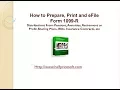 How to Print 1099 R tax form