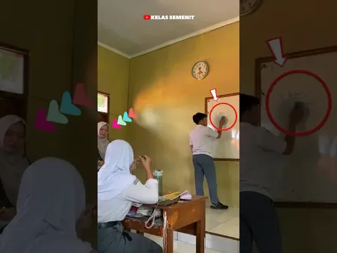 Mengulur waktu agar jam pelajaran cepat berakhir
