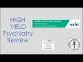 High-Yield Psychiatry 2 CK Review