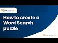 How to create a Word Search