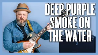 How To Play Deep Purple Smoke On The Water Guitar Lesson Tutorial 
