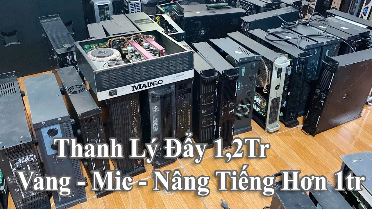 Dọn Kho Thanh Lý, Đẩy 3 Kênh 1,2tr, Vang Mic, Loa 0916957808