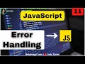 Error Handling in JavaScript RunTime Error Logical Error