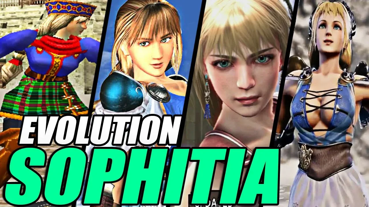 Evolution of Sophitia from SoulCalibur (1995-2018)