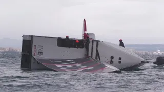 Sailing World on Water Feb 03.23 INEOS Capsize, LRPP at Speed, Elvira Llabres, Boat Dusseldorf, Finn