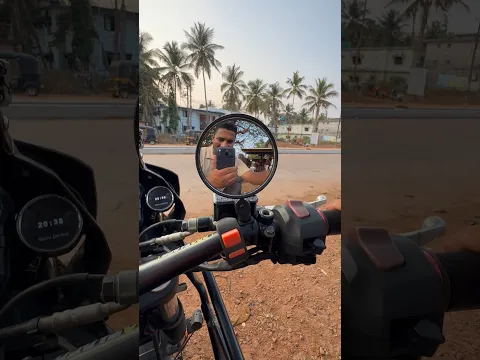 Why Every Rider Needs Wide Angle Mirrors 👀🔥 #shorts #mirrors #wideangle #bike #rider #road #new