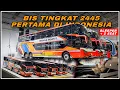Download Lagu Semewah ini Bus Double Decker Rosalia Indah Mercedes Benz 2445 Pertama Buatan Laksana