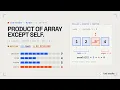 LeetCode 238 Product of Array Except Self O n Solution in Dart